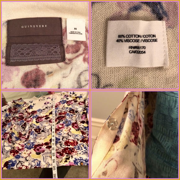 Guinevere Anthropologie Floral Sweater - Picture 8 of 8